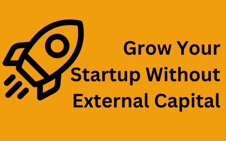 learn how to grow ypur startup without external capital